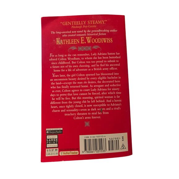 Kathleen E. Woodiwiss THE RELUCTANT SUITOR Regency Historical Romance 0061031534 - Picture 7 of 7